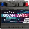 Autobatterien HeyVolt AGM 12V 60Ah