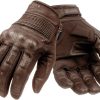 Motorradhandschuhe Pando moto Onyx Black braun