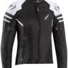 Motorradjacken IXON Ilana Jacket Evoblack/white/grey