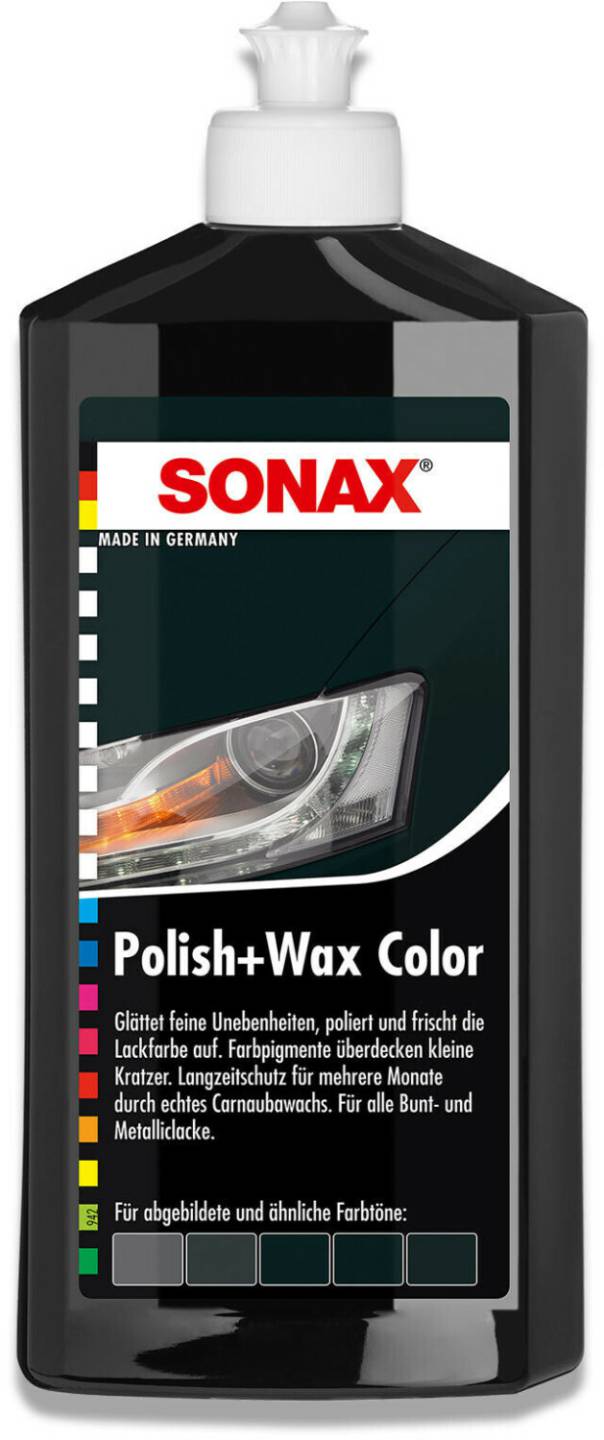 Lackpflege Sonax Polish & Wax Color NanoPro schwarz (500 ml) 02961000