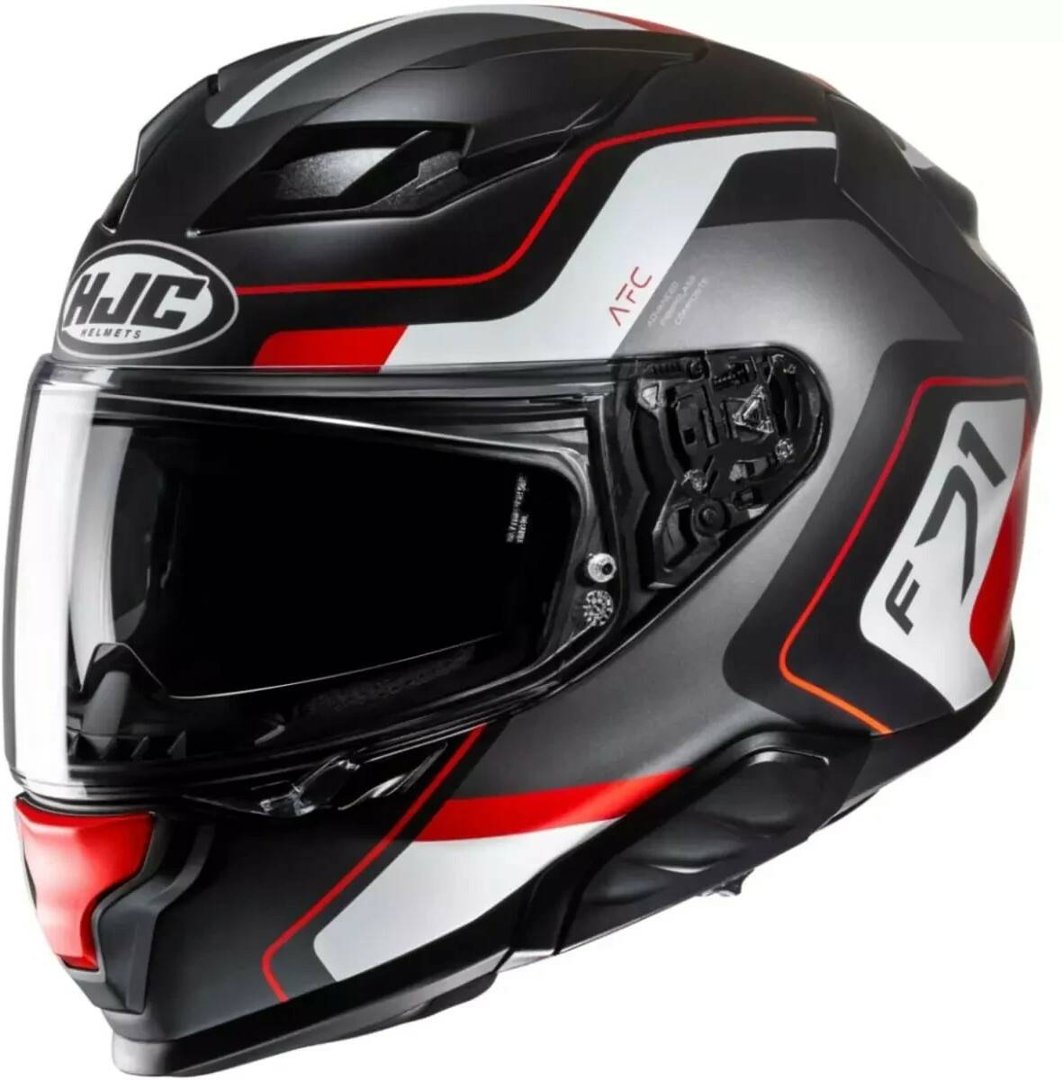 HJC F71Arcan MC1SF black/white/red HJC F71