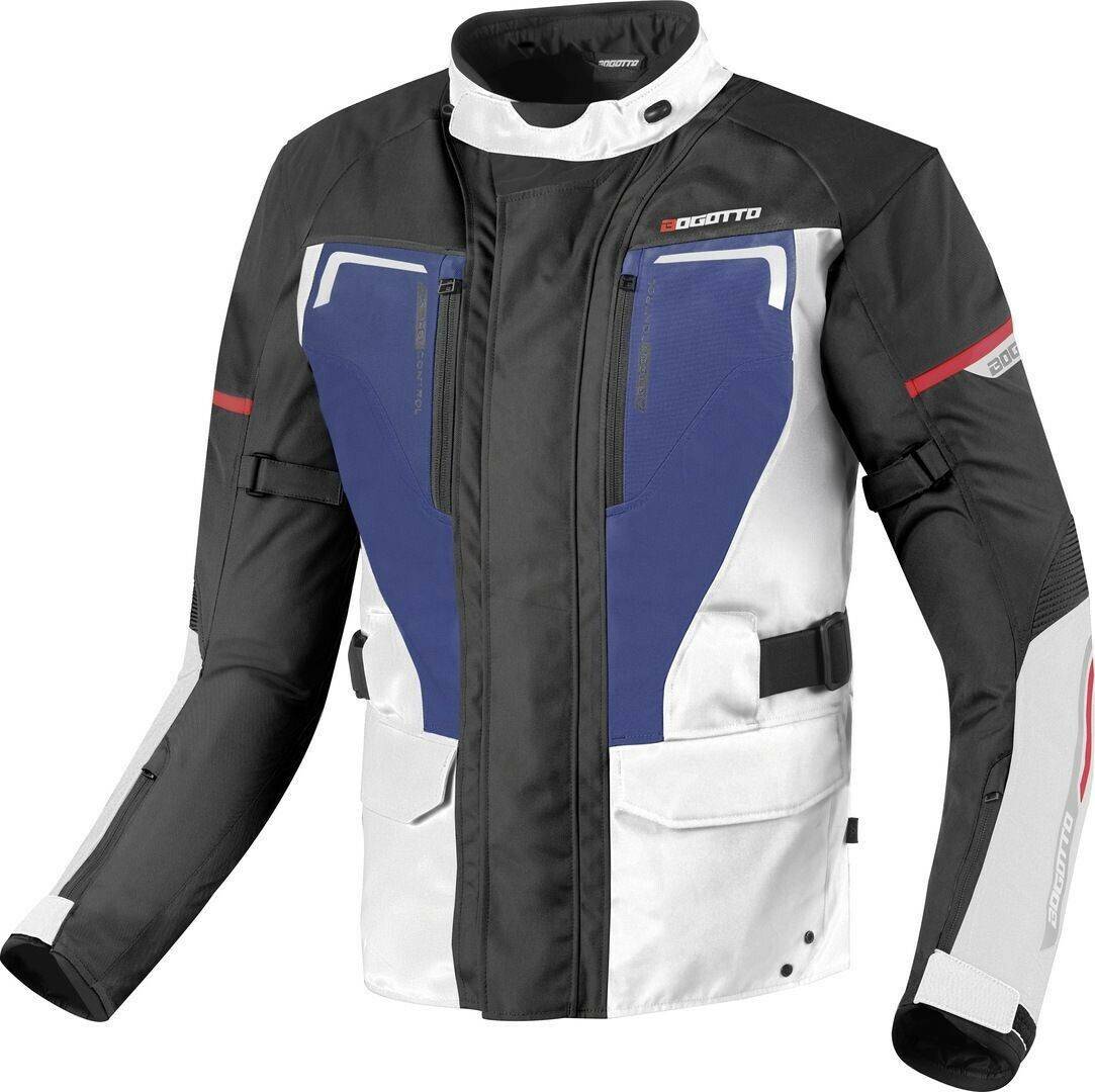 Bogotto Aveno 3in1 wasserdichte Jacke schwarz/blau Motorradjacken