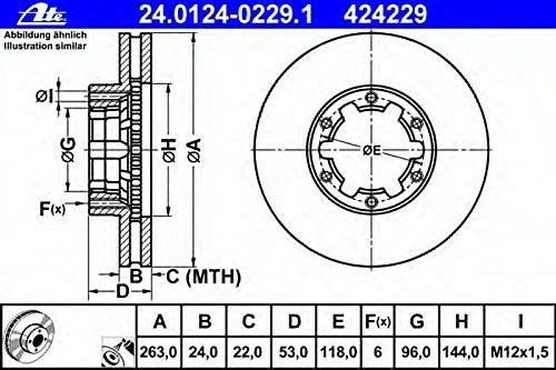 Auto-Bremsanlagen ATE 24.0124-0229.1