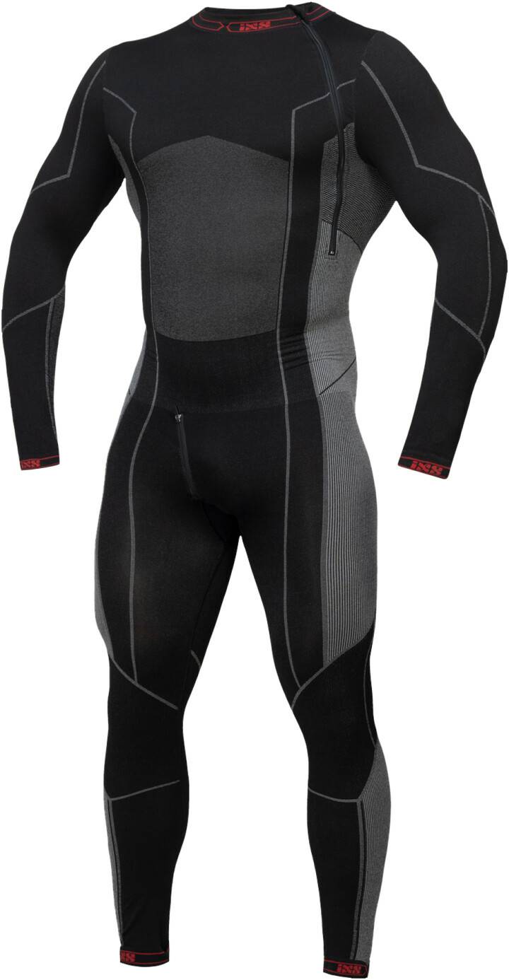 IXS Underwear One-Piece Suit 365 black/grey Motorrad Unterwäsche