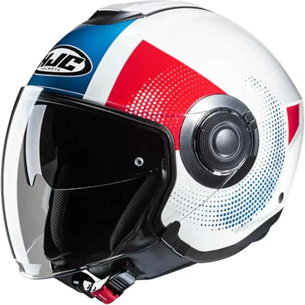 HJC i40NPyle MC21 white/blue/red HJC i40N