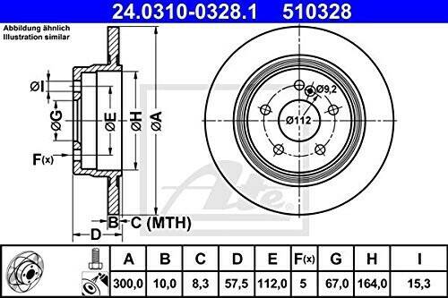 ATE 24.0310-0328.1 Auto-Bremsanlagen