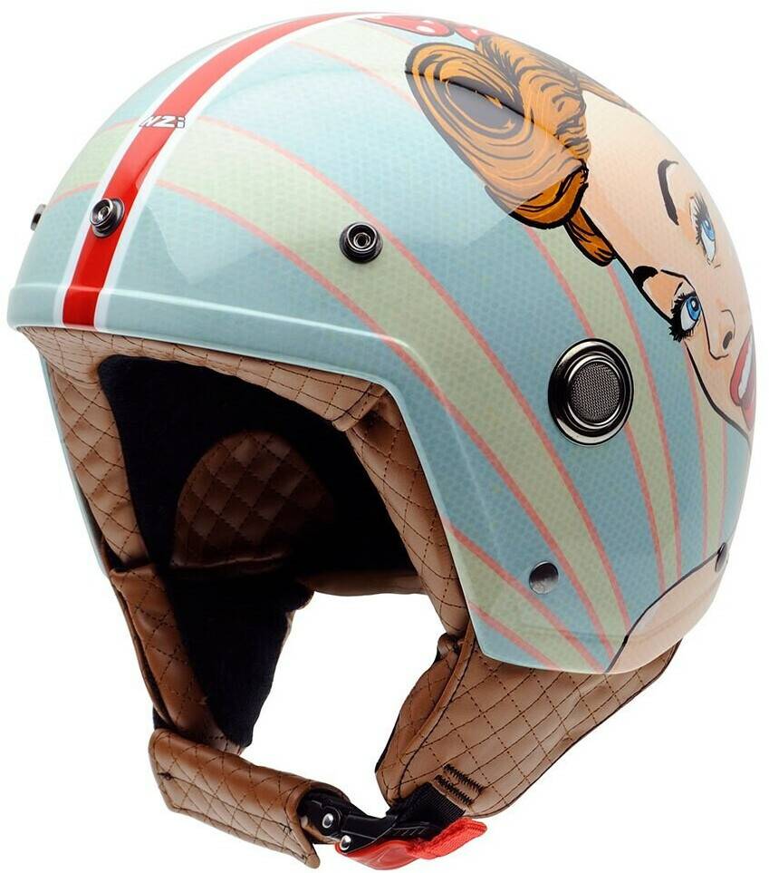 NZI Tonup Open Face Helmet Beige Motorradhelme