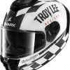 SHARK X TLD SpartanRS Raceshop Troy Lee black/white SHARK X TLD Spartan