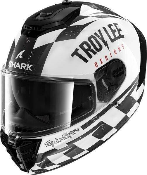 SHARK X TLD SpartanRS Raceshop Troy Lee black/white SHARK X TLD Spartan