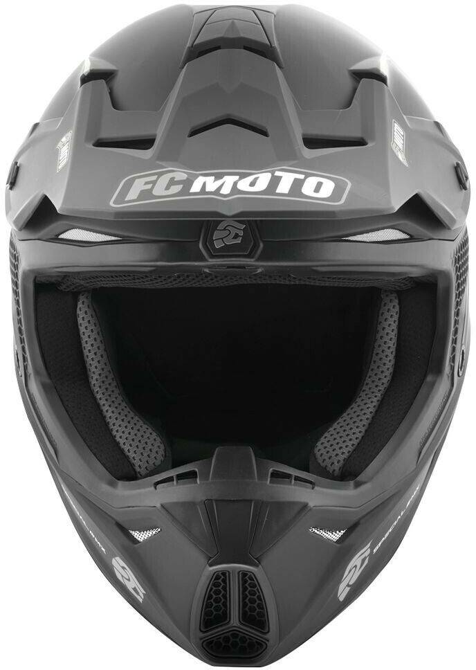 FC-Moto Merkur Straight schwarz/weiß Motorradhelme