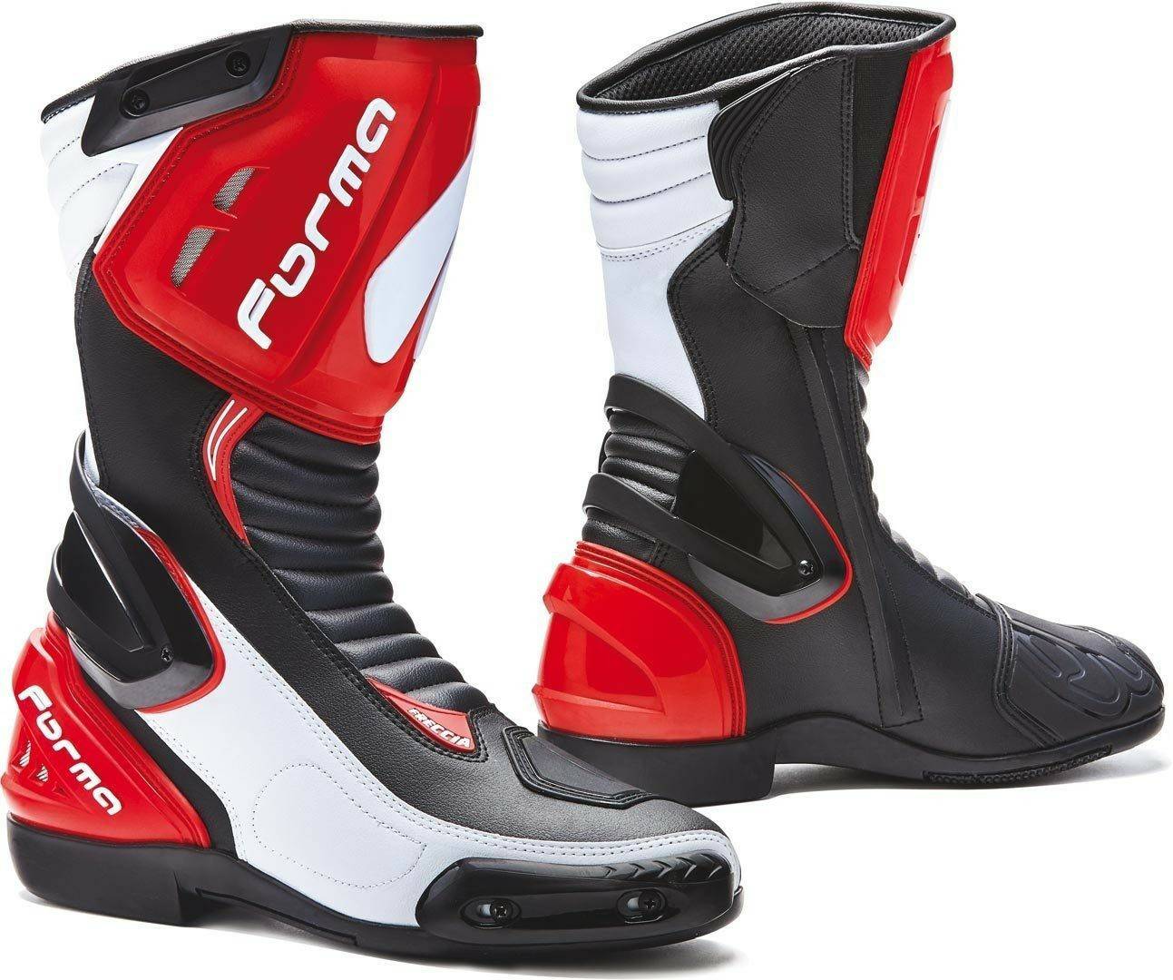 Motorradstiefel Forma Boots FrecciaBlack/White/Red