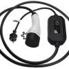 vhbw Ladekabel Typ 2 zu Typ F CEE 7/7 kompatibel mit Renault Espace E-Tech Elektroauto 1-phasig 16 A 3,5 kW 3 m Elektroauto-Ladekabel